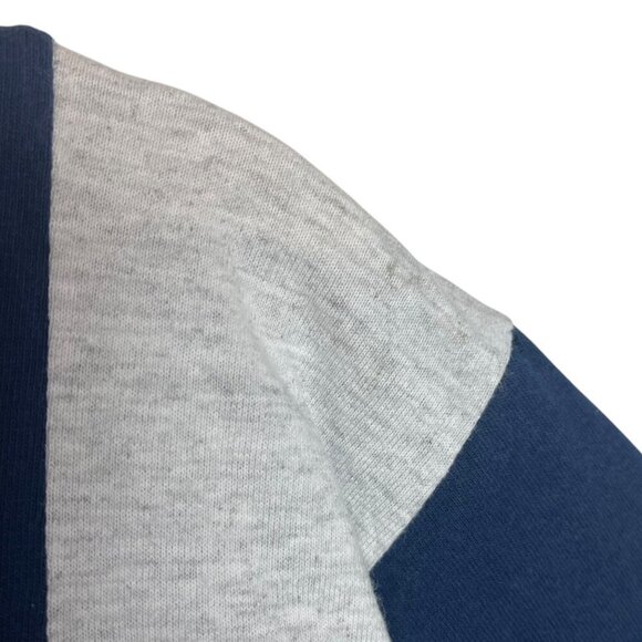 Vintage Notre Dame Fighting Irish Tee Shirt Size M Blue Gray Retro Colorblock - Picture 4 of 7
